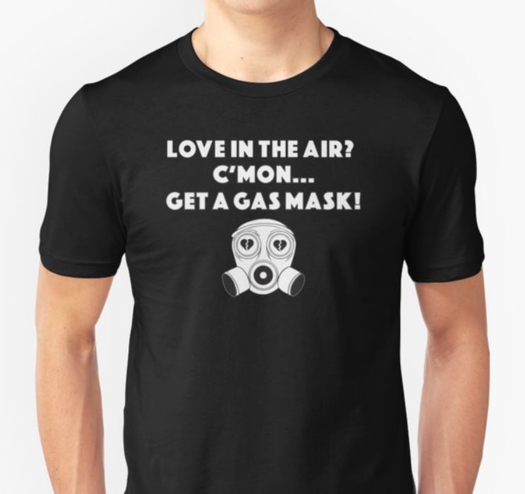 Funny anti-valentine tshirt gift